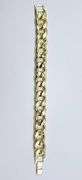 Strong 64.9 Gram 14 Kt Gold Plate Curb Link Bracelet