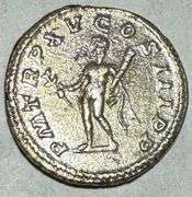 Caracalla 198-217 Roman Empire Denarius. Rome  212