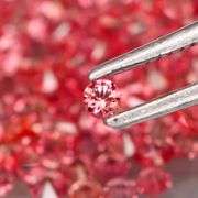 Exceptional 2.58ct diamond cut Songean Sapphire set