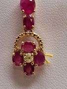 Magnificent pair of Ruby and diamond in Silver – EGL Certified