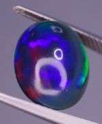 Look at the rich color in this 4.22ct velvety black Welo Opal!