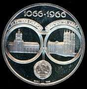 1967 Britannia Commemorative Society Coronation of William I Proof Silver Medal