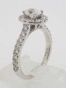 Neil Lane Oval Diamond Halo Ring