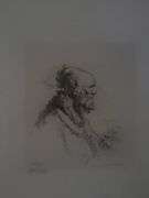 Collection of 15 Very Rare Etchings After Rembrandt (c. 1880)