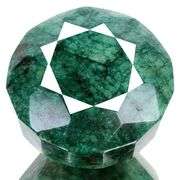 Certified Huge 1700 Ct Museum Size Natural Dark Green Emerald Solitaire