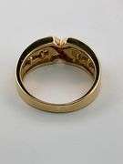 CERTIFIED BRAND NEW 18K GOLD DIAMOND AND RUBIES