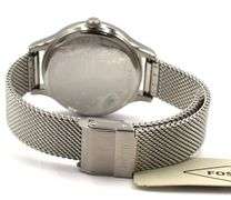 Fossil Carlie quartz mother of pearl diamond dial watch