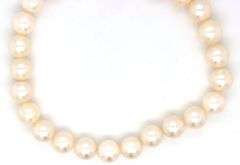 7-7.5mm White fresh water pearl bracelet