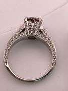 CERTIFIED 14K WHTE GOLD DIAMOND RING