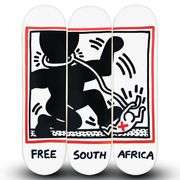 "Free South Africa" by Keith Haring (1958-1990)