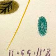 "Carnet de Californie 8.11.55-II" by Pablo Picasso (1881-1973)