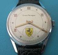 CONTENT OF SAFE DEPOSIT BOX: GIRARD PERREGAUX  MEN'S WATCH WITH RARE FERRARI DIAL