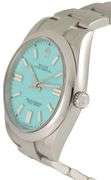 Rolex Oyster Perpetual, 41MM, Aftermarket Tiffany Dial, Stainless Steel Men’s Watch