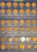 Fairly Complete Lincoln Cents Album 1909-1974