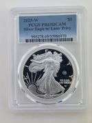 2025-W American Silver Eagle W/ Laser Privy, PCGS PR69