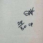 "500 and 1000 Dollar Bills" by Steve Kaufman (1960-2010)