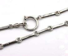 925 Sterling silver fancy link chain necklace