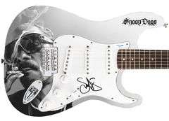 Snoop Dogg Autographed "Too High Too Fly" Custom Graphics Guitar ACOA