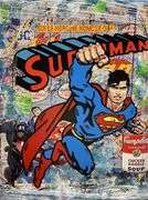 Original painting by the master of all Pop artist, JOZZA, My Hero!