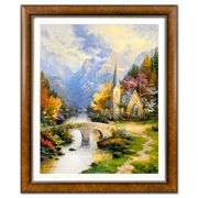 "The Mountain Chapel" by Thomas Kinkade (1958-2012)