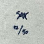 "Simon Helping Jesus" by Steve Kaufman (1960-2010)