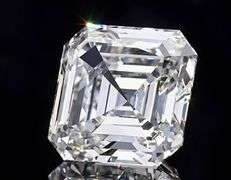 Huge Rare 9 Ct Sparkling White Asscher Cut Simulated Diamond Solitaire