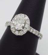 Neil Lane Oval Diamond Halo Ring