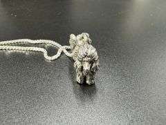 Sterling Silver Cocker Spaniel Dog Pendant Charm High Quality 925 3D Canine