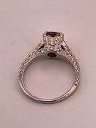 CERTIFIED 14K WHTE GOLD DIAMOND RING