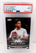 Joe Burrow 2020 Sage Hit Football Card, Mint 9