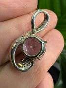 Sterling Silver 925 Natural Amethyst Gemsone Pendant