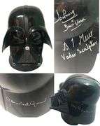 Dave Prowse James Earl Jones David Muir Signed Star Wars Darth Vader Helmet