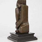 Bronze Woman Gives Life Metal on Base