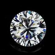 Huge Impressive 10.5 Ct Brilliant Round Cut White Simulated Diamond Solitaire