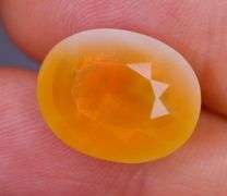 Bi-color! Orange and pink flashing! 8.90ct Mexican Fire Opal!