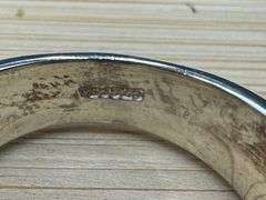 Sterling Silver 925 Illite Gemstone Ring Size 6