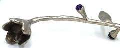 Micheal Aram Fantasy amethyst bloom Candle holder candelabra snuffer