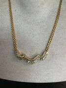 CERTIFIED 18K YELLOW GOLD DIAMOND NECKLACE