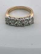 CERTIFIED 14K GOLD DIAMOND BAND