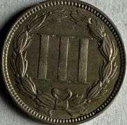 1870 3 Cent Nickel