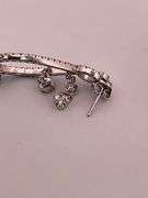 CERTIFIED BRAND NEW 14K WHITE GOLD DIAMOND CHANDELIER EARRINGS