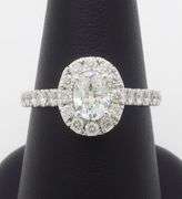 Neil Lane Oval Diamond Halo Ring
