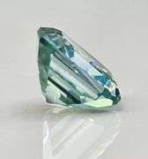 Amazing 5 Ct VVs1 Ice Mint Green Asscher Cut Fire Moissanite Solitaire