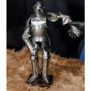 22 Gauge Steel Medieval Knight Armor Wood Base