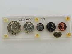 1964 United States Proof Set In Capital Plastics Holder