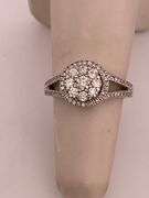 CERTIFIED 14K WHITE GOLD DIAMOND RING