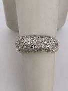 CERTIFIED BRAND NEW DIAMOND DOME RING / BAND