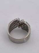 CERTIFIED 18K WHITE GOLD DIAMOND RING / BAND