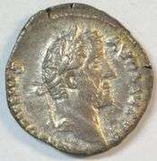 Nice Scarce Antoninus Pius Roman Silver Denarius, 138-161 AD
