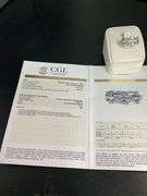 CERTIFIED PLATINUM AND DIAMOND RING